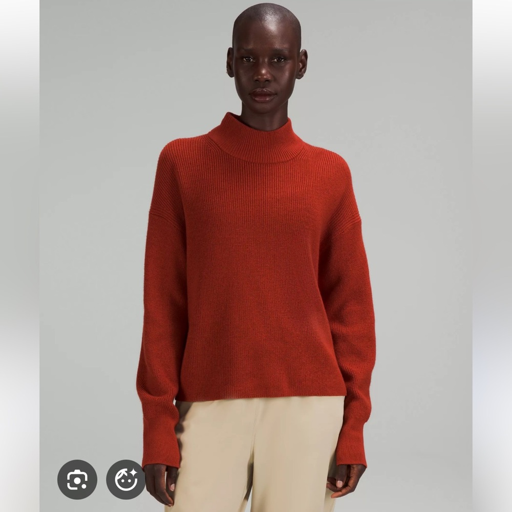 Lululemon Merino Blend Cropped Pullover Sweater